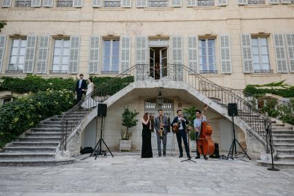Jazzmood Quartet au Château d'Estoublon à Fontvieille